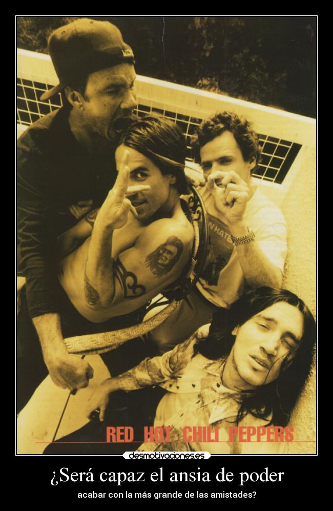 ¿Será capaz el ansia de poder - acabar con la más grande de las amistades?