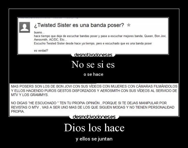 Dios los hace - y ellos se juntan