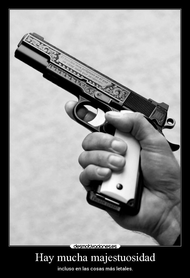 Hay mucha majestuosidad -