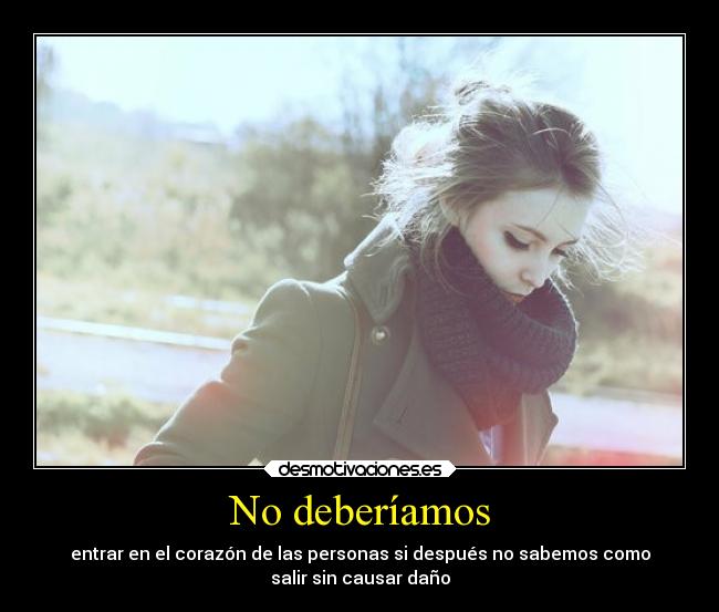 No deberíamos - 