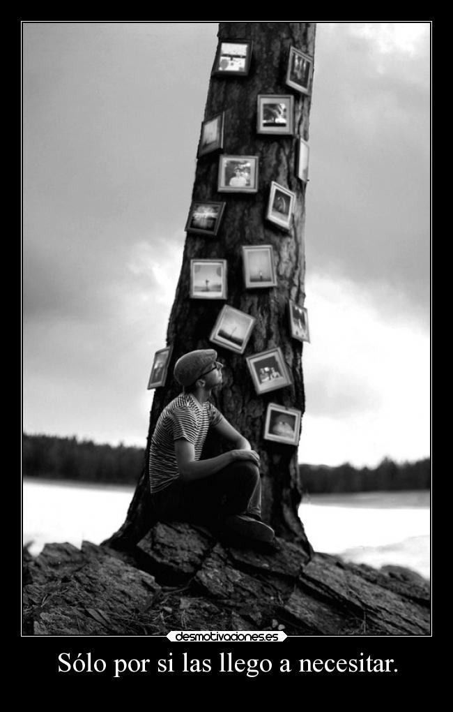 Sólo por si las llego a necesitar. -