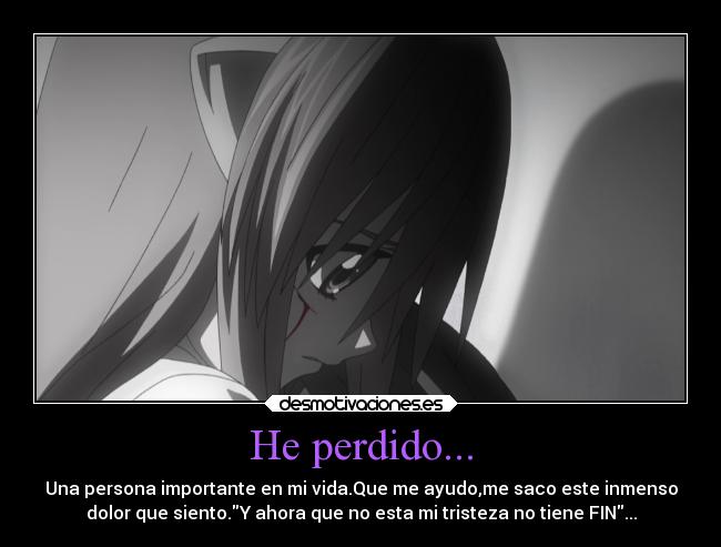 He perdido... -