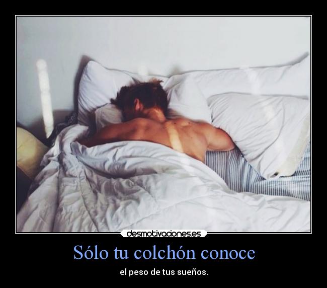 carteles dormir resubido por una falta desmotivaciones