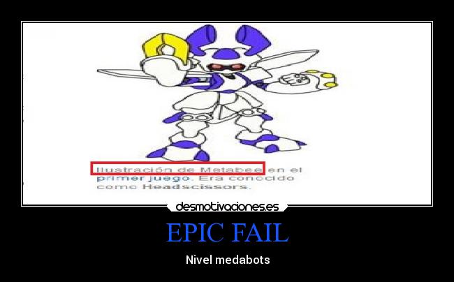 EPIC FAIL - Nivel medabots
