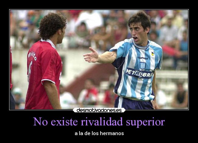 carteles familia deportes futbol devilbrigade diego gabriel milito independiente racing club avellaneda rival desmotivaciones