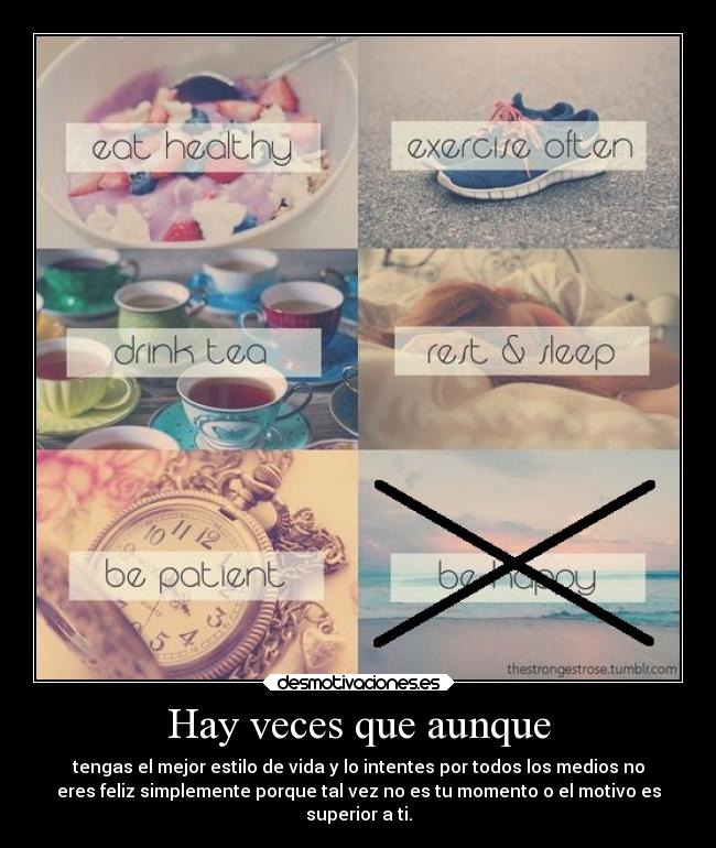 Hay veces que aunque - 