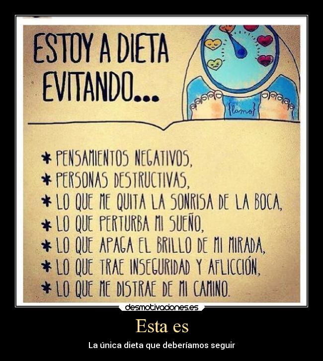 carteles frases dieta santalucia desmotivaciones