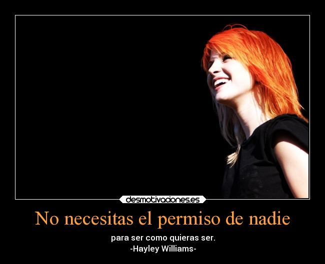 No necesitas el permiso de nadie - 