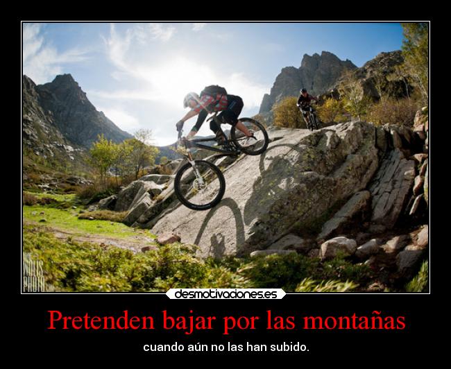 Pretenden bajar por las montañas - 