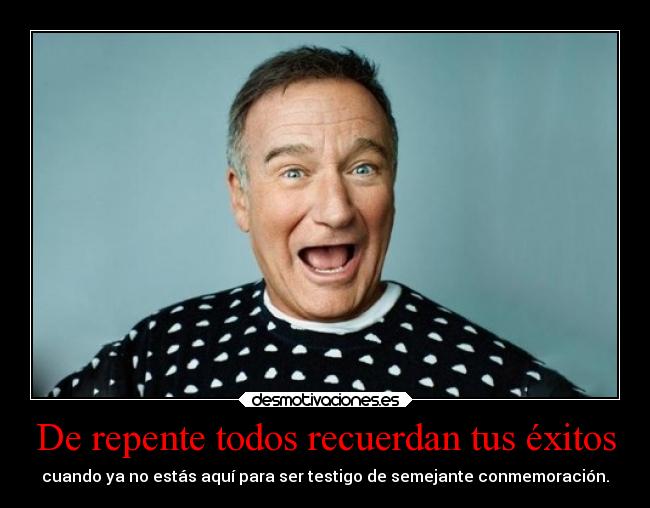 De repente todos recuerdan tus éxitos -