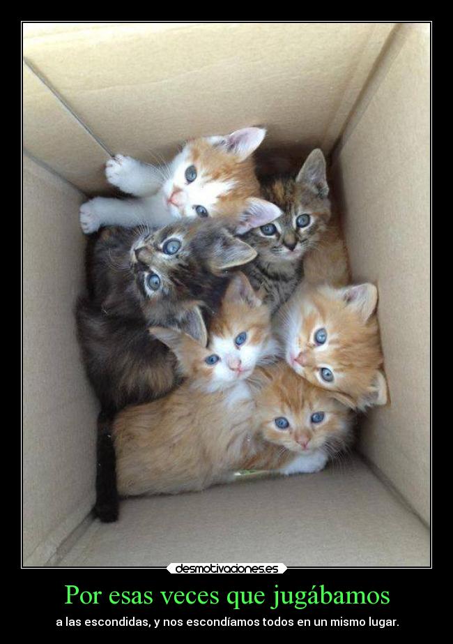 Por esas veces que jugábamos -