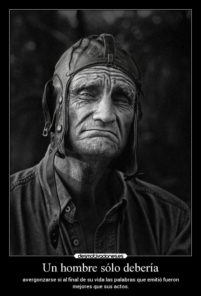 Un hombre sólo debería - 