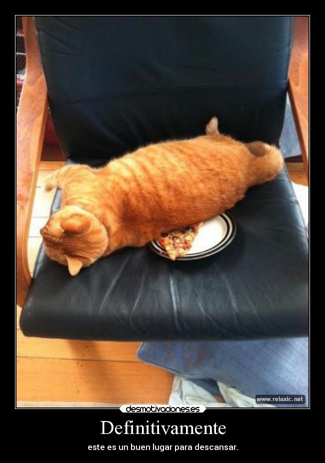 Definitivamente - este es un buen lugar para descansar.