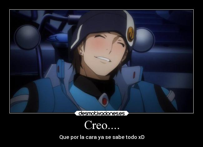 Creo.... -
