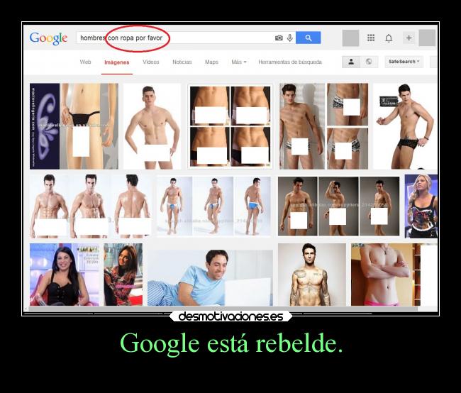 Google está rebelde. - 
