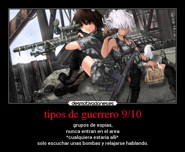 tipos de guerrero 9/10 -