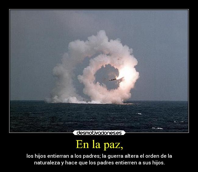 En la paz, - 