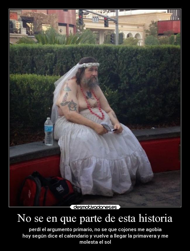 No se en que parte de esta historia - 