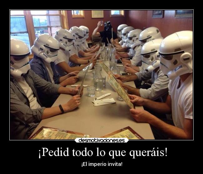 carteles humor cena star wars imperio invita resubido desmotivaciones