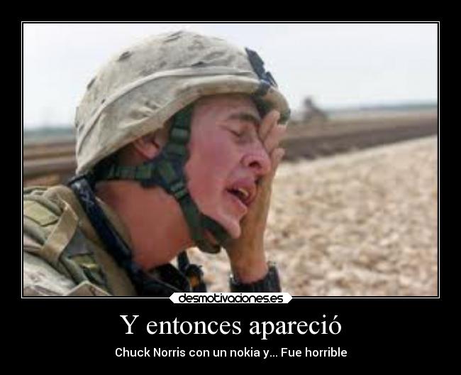 Y entonces apareció - 