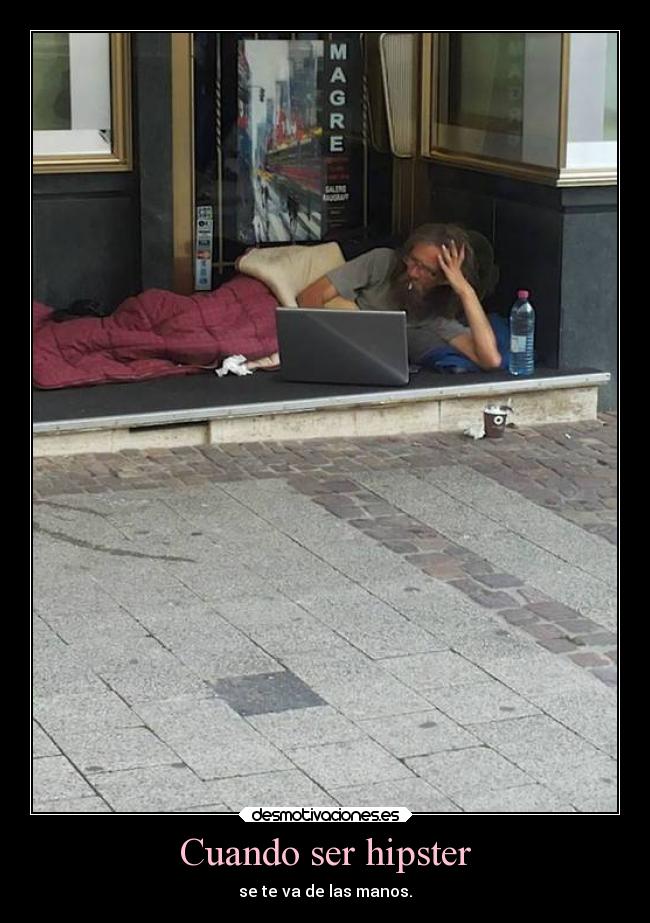 Cuando ser hipster -