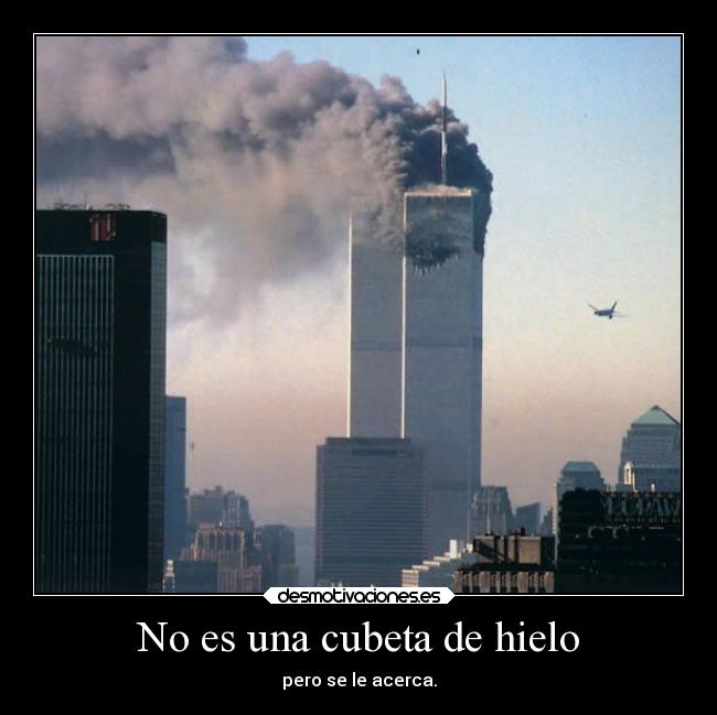 No es una cubeta de hielo -