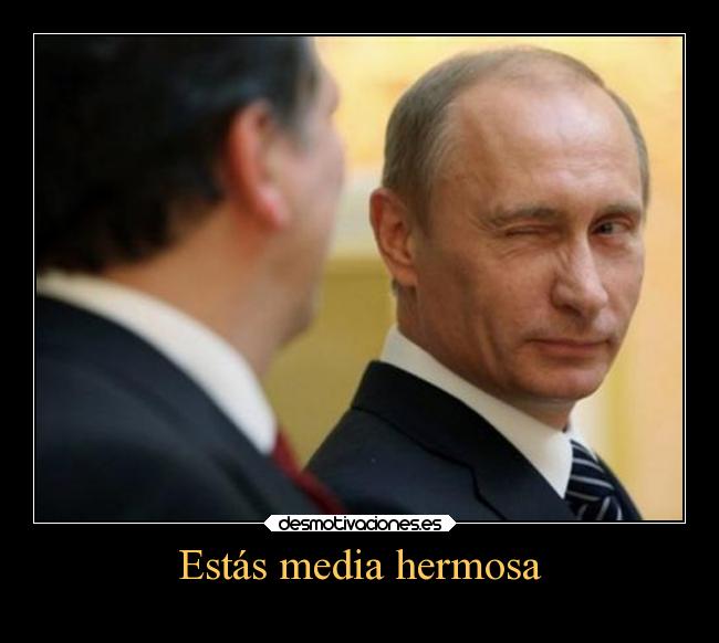 carteles humor slipkdemon clandesplazado vladimir putin hermosa wink desmotivaciones