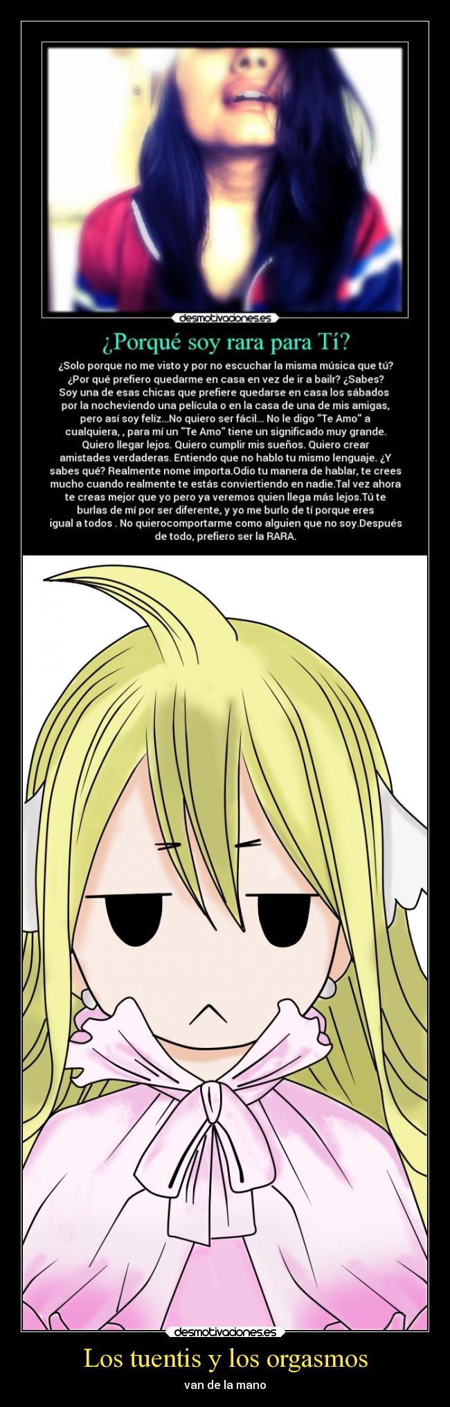 Los tuentis y los orgasmos -