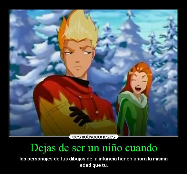 Dejas de ser un niño cuando -