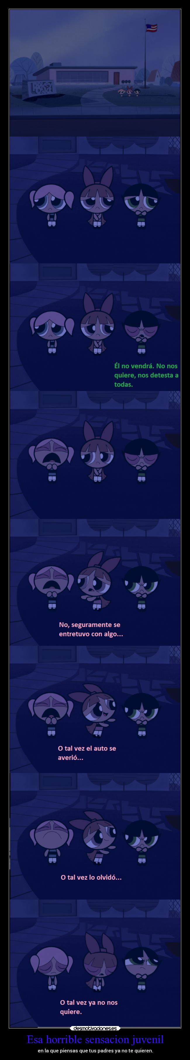 carteles infancia familia sensacion juvenil bombon burbuja bellota chicas superpoderosas ejercitodemar desmotivaciones