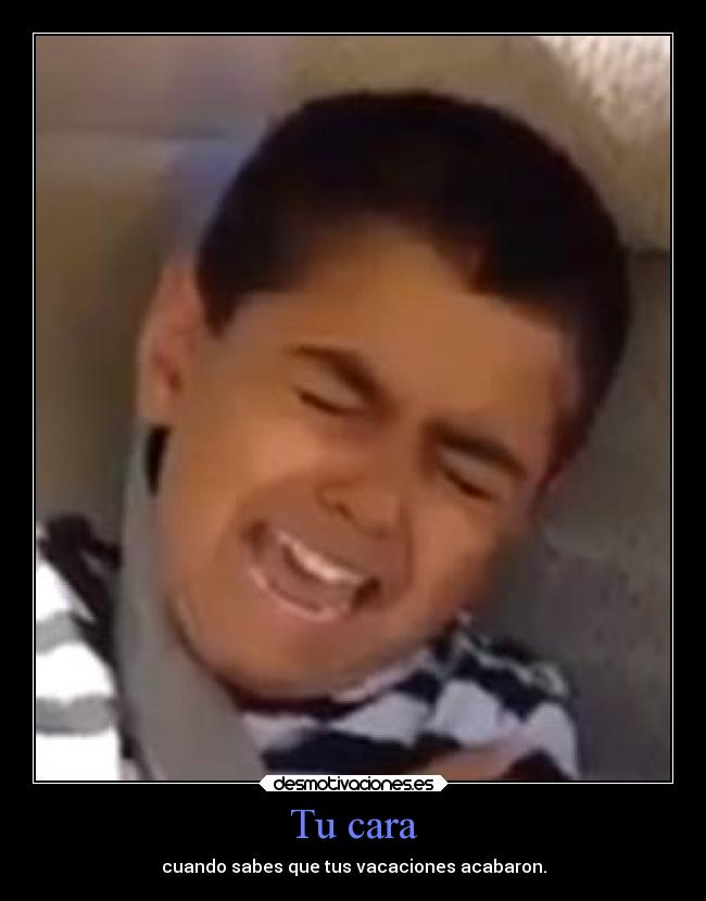 carteles llorar tristeza vida vacaciones cara infinita desmotivaciones
