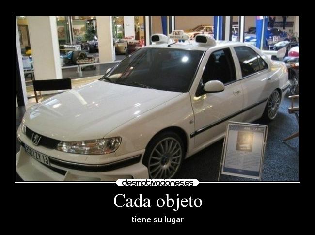 Cada objeto - tiene su lugar