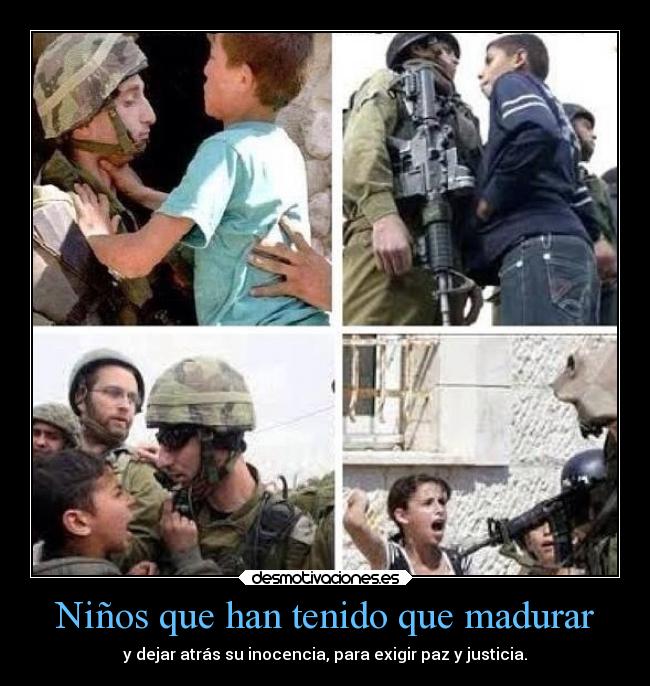 Niños que han tenido que madurar -