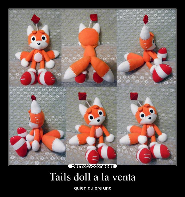 Tails doll a la venta - quien quiere uno