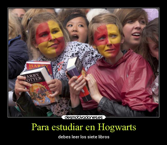 Para estudiar en Hogwarts - 