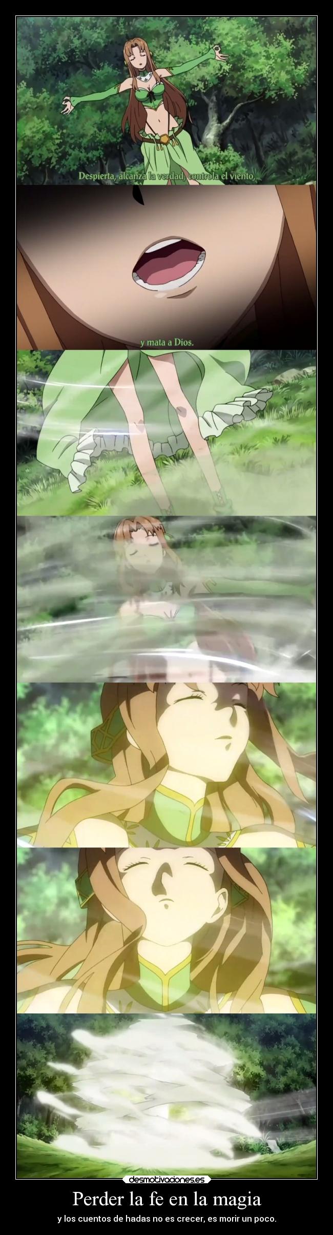 carteles muerte felicidad anime vida raptorhunters harukaze manga otaku seiken blacksmith aria magia hadas desmotivaciones