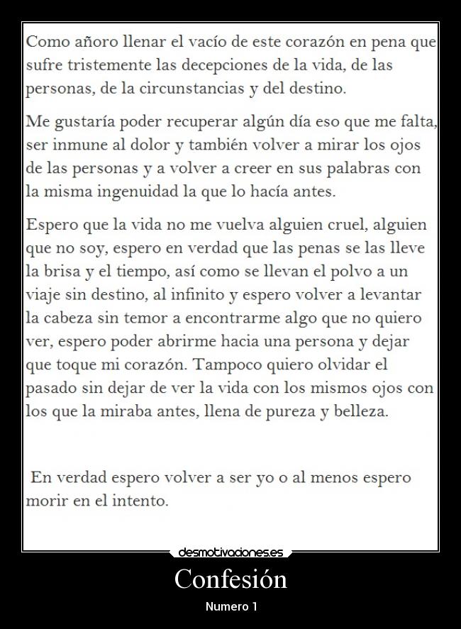 Confesión -