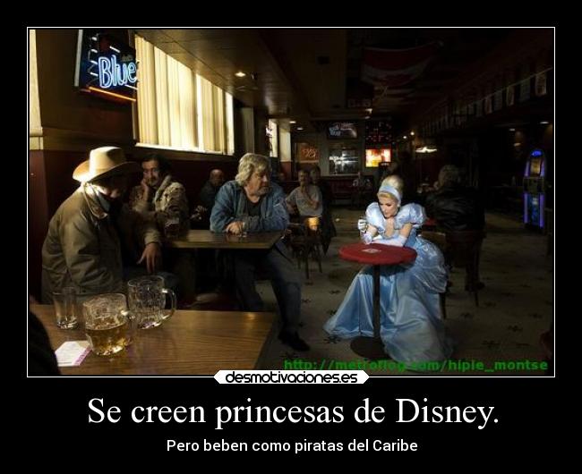 Se creen princesas de Disney. - 