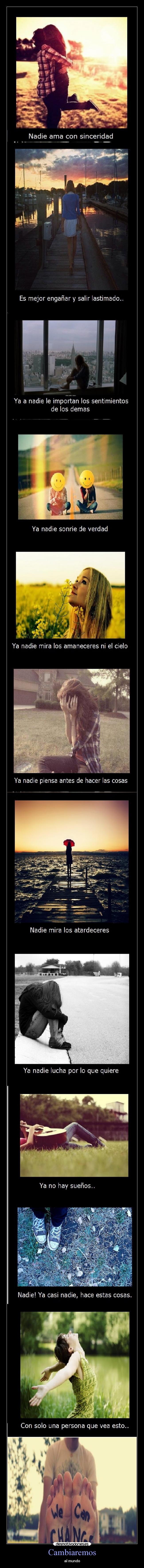 Cambiaremos - al mundo