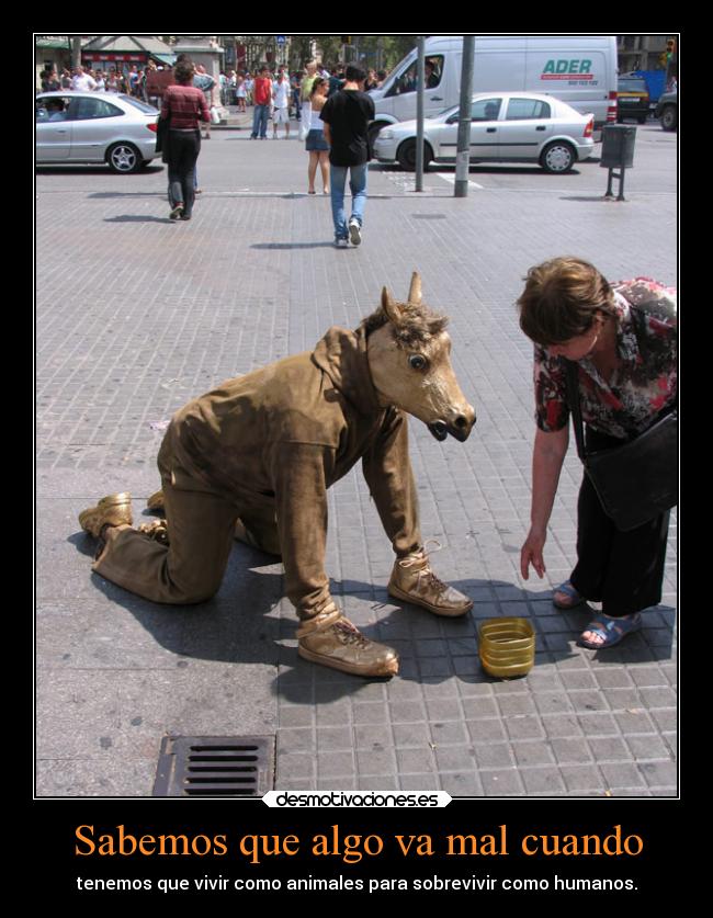 Sabemos que algo va mal cuando - 