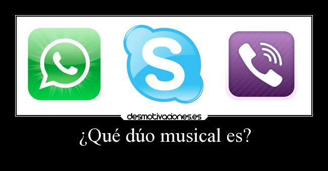 ¿Qué dúo musical es? -