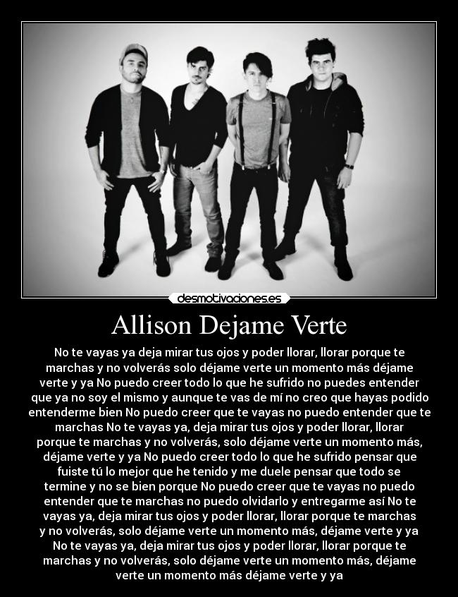 Allison Dejame Verte -
