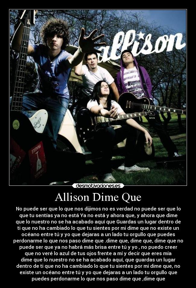 Allison Dime Que -