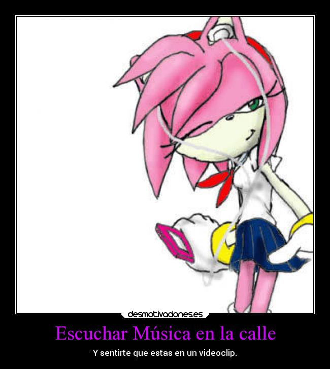 Escuchar Música en la calle - Y sentirte que estas en un videoclip.