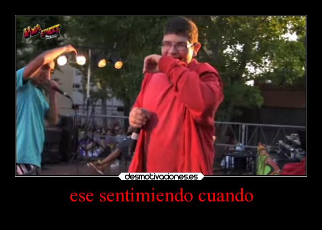 ese sentimiendo cuando -