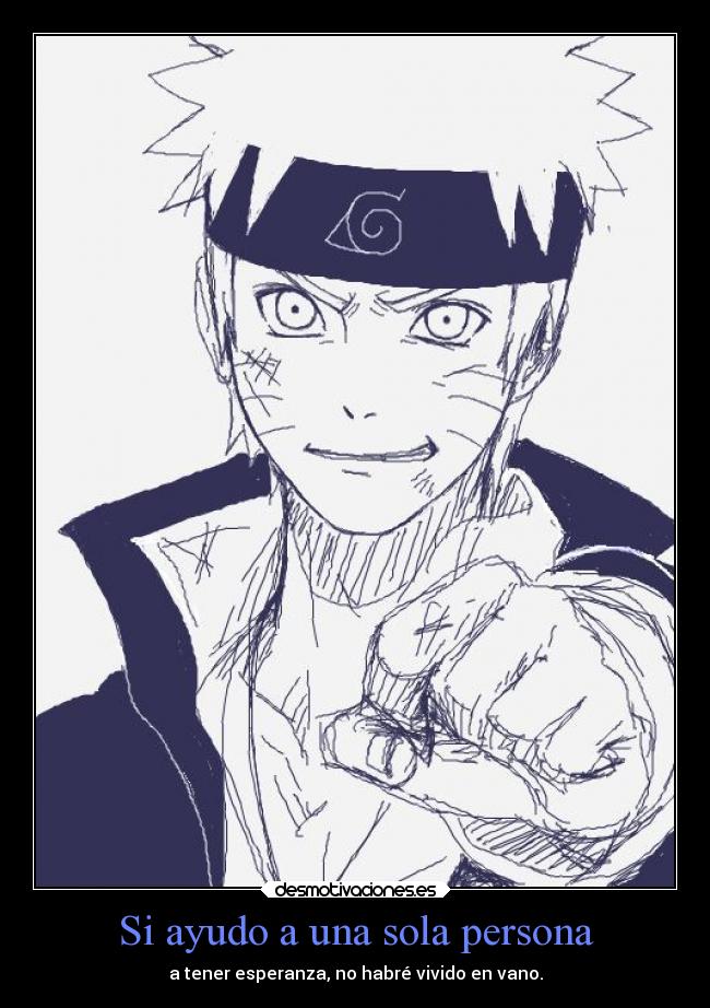 Si ayudo a una sola persona - 