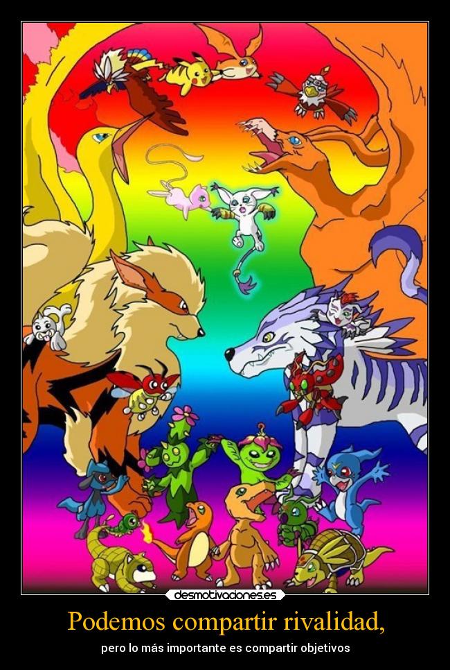 Podemos compartir rivalidad, - pero lo más importante es compartir objetivos