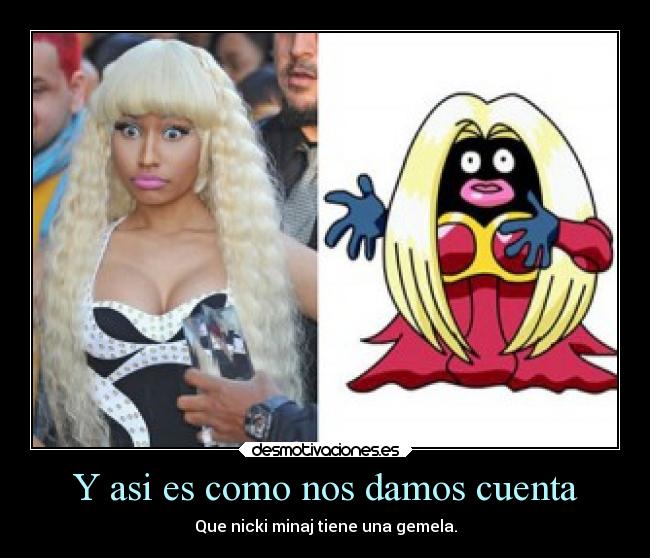 Y asi es como nos damos cuenta -