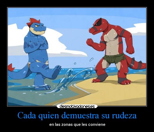 carteles problemas enfados enemigo ayuda animales humor pokemon devilbrigade feraligatr krokodile agua tierra desmotivaciones