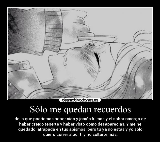 Sólo me quedan recuerdos - 